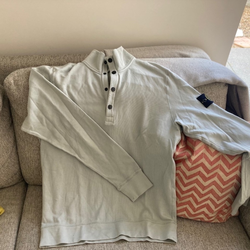 Stone Island 1/4 zip Henley pullover